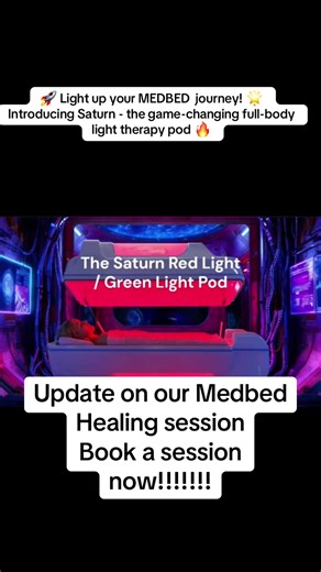 🚀 Light up your MEDBED journey! 🌟 Introducing Saturn - the game-changing full-body light therapy pod 🔥 #MedBed #HealingTech #healingcenter #medbedtechnology #wellness