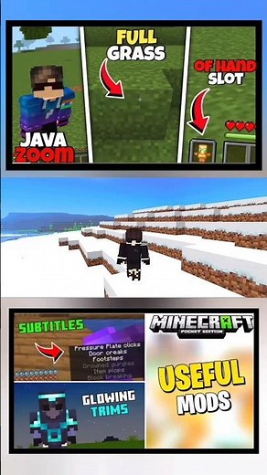 7 Best mods/addons for mcpe player 😱 || Best mods @MCPE