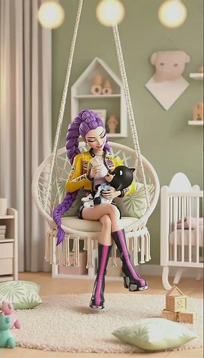 Demon Hunters Feed a Brainrot Baby for the First Time… SO CUTE IT HURTS! 🍼 #brainrot #demonhunters