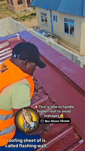 This is how to handle your hidden roof building project to avoid blockage and leakages #homeservices #fblifestyle #homerenovation #Hiddenroof | Bro Moses Mosan