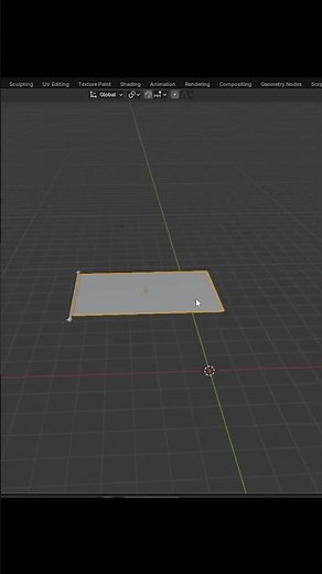 Simple Cloth Simulation in Blender || Beginner Friendly Physics Tutorial #3dforbeginners #shorts