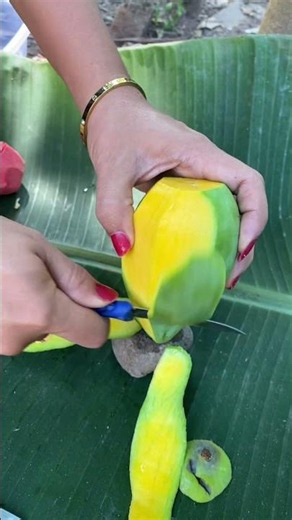 Kupas mangga gadung #viralvideo