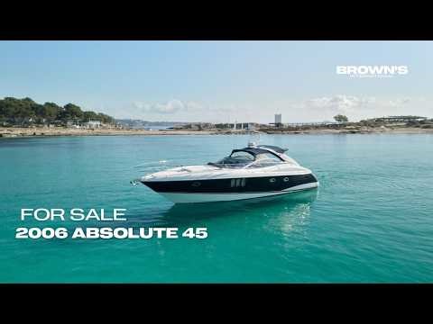 The dream speed boat! Currently for sale in Mallorca: Absolute 45