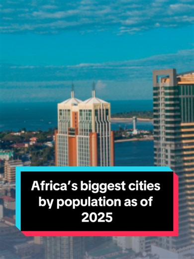 Africa’s cities are growing rapidly, with millions of people now living in some of the continent’s biggest urban centres. Here’s a look at the 10 biggest African cities by population, as of 2025 #Africa #cities #population #kenya #thestarkenya