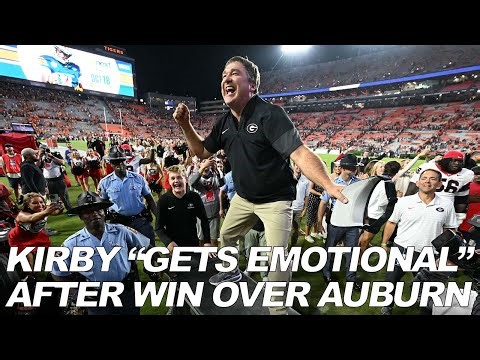 Kirby Smart "Gets Emotional" After UGA's 2025 Win at Auburn