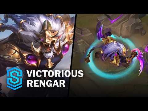 Victorious Rengar Skin Spotlight - Pre-Release - PBE Preview - League of Legends