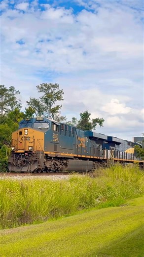 CSXT ES44AH 3030 leads on CSX I197-04 with a RL K5HL on 10/04/2025 #Shorts #train