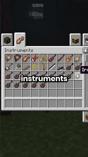 Minecraft Instruments Mod That Will Make Your World 10x BETTER! #minecraft #shorts