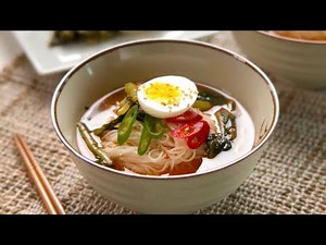 cold noodles korean recipe | Yeolmu Kimchi noodles with dongchimi broth | manna recipe | 만나레시피