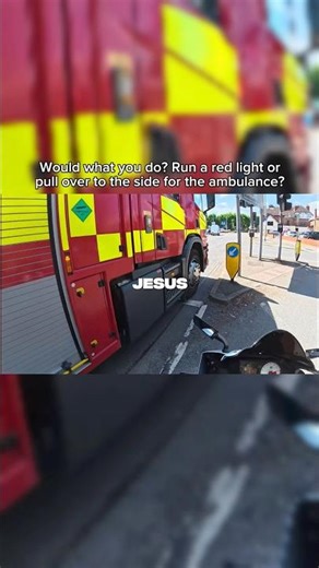 Damn ambulance scared the life outta me 😭