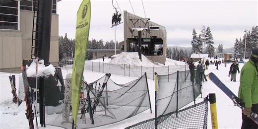 Mount Hood Meadows opens with record-late start after snow finally arrives