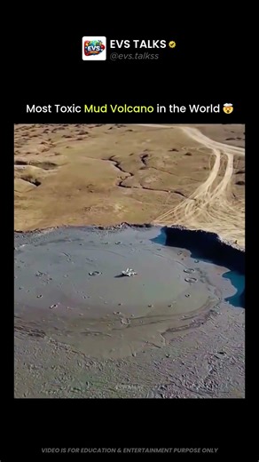 Not Lava… This Volcano Erupts MUD 😮🌋