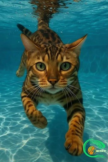 Bengal Cat Swimming Like a Pro: Discover the Extraordinary Swimming Skills of This Amazing Cat!