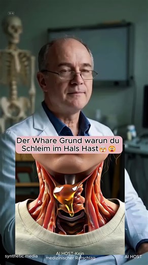 Das was du in dem Video hörst wird dir kein Arzt sagen!! 🤯 AI HOST #supplements #gesundheit #aigenerated #schleim #HALS