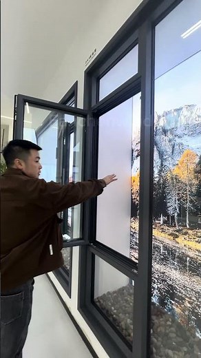 Single inward-opening system window, European-style design, easy installation#windows#factoryproduct
