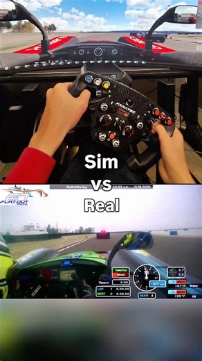 Sim racing vs real life? 🤔 #racing #simracing #scca #srf3