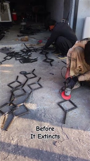 Making an iron stair grill