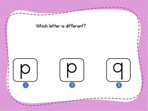 WHICH LETTER IS DIFFERENT