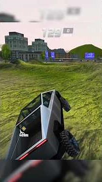 Tesla's Cyber Truck off Roading and Crash Test #tesla #carcrash #elonmusk #gaming