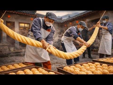 Rare Chinese Traditional Candy, World’s Largest Hollow Sugar Candy | asmr