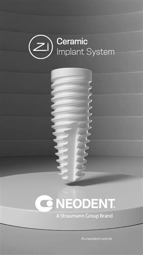 The blasted and acid-etched surface of the Zi Ceramic Implant System. Check out the details in this video! 💜 #neodentus #neodentca #neodentglobal #ziimplant | Neodent