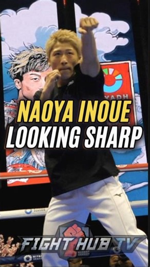 Naoya Inoue SHARP & POWERFUL combinations for Picasso at openwork out!