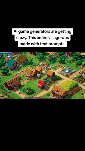 Build your dream tycoon game today. Create detailed villages, farms, and worlds in minutes. All with AI. Tesana makes game development accessible to everyone. No coding required. Try it free right now: 1. Click link in bio 2. Sign up for free 3. Type your prompt and play Start creating at tesana.ai 🚀 #Tesana #AIGameDev #Tycoon #Simulation #GameDevelopment
