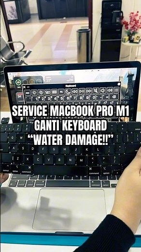 Keyboard MacBook Pro M1 Chip Replacement ✅ #applerepair #servicemacbook #macbookpro