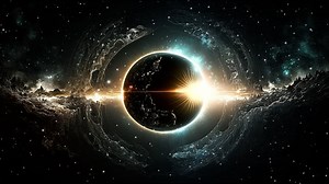 Free video - Space, Planet, Stars, Abstraction