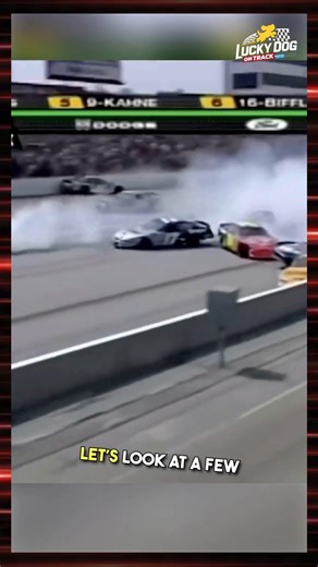 369K views · 1.3K reactions | Witness NASCAR's most intense crashes at Atlanta Speedway! #nascar #nascarracing #racing #nascarnews #Motorsports #crash #AtlantaSpeedway | Lucky Dog on Track | Facebook