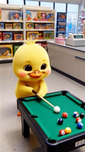 Ideal Weekend! Little Duck Brings Kids’ Pool Table, Plays with Boy All Day—Mom’s Warm Cheer!