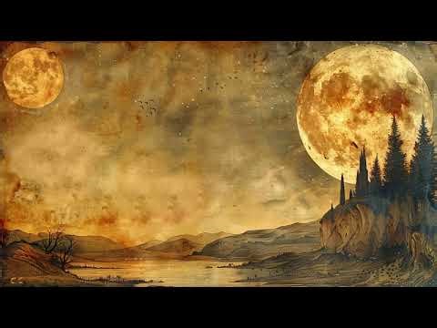 Flight Beneath the Golden Sky | Halloween Skies | 4K TV Art | Screensaver | Subscribe