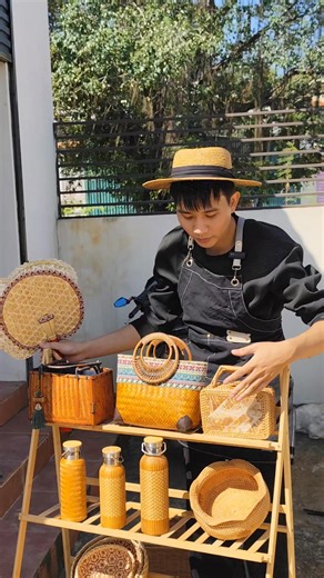 mây tre đan | Anh nông dân yêu cây tre