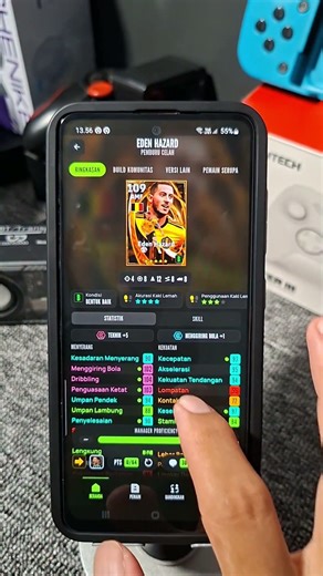 EDEN HAZARD BIG TIME EPIC EFOOTBALL TRAIN GUIDE SS 111 RATED IN GAME