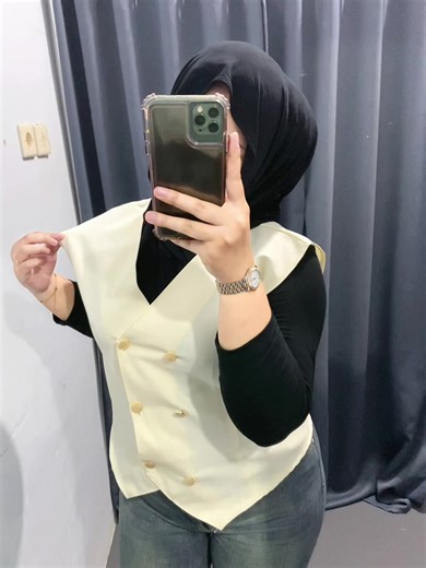 Vest by @Modea fashion 😍 #vest #rompiwanita #koreanstyle #atasanwanita