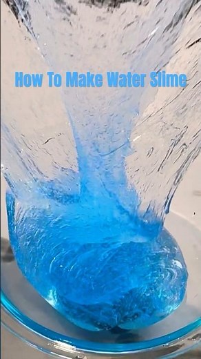 How to make water slime #diy #kidscrafts #slime #glue