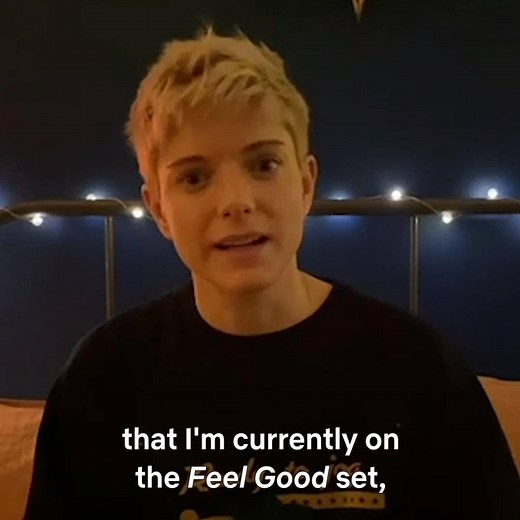 57K views · 45 shares | Some exciting news to make you literally feel good this Tuesday – Feel Good is coming back for a new and final season. In fact, they're filming now and co-creator and star Mae Martin has a message for us from the set! | Netflix | Facebook
