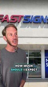 How to own a FastSigns franchise in 2025? #business #franchise #businessideas #investing #money