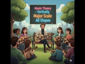 Music Theory Part 2 | How to Play Major Scale Vertically | The Duffer Guitarist