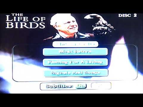 DVD Opening to The Life of Birds UK DVD Disc Two