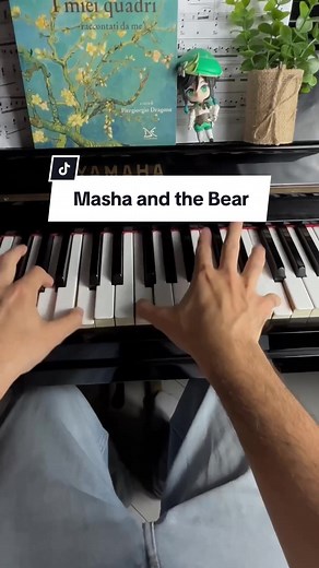 Guess the Ending of Masha and the Bear with Piano Music