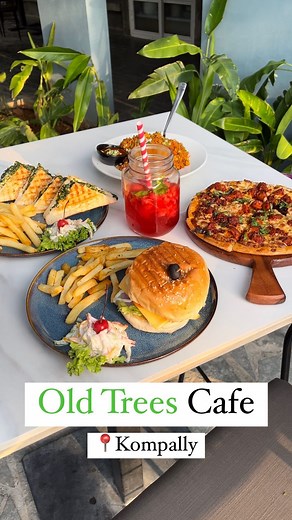 Sumanth | Bhukkad Hyderabad Ka on Instagram: "Old Trees Cafe is a place in Kompally that shouts peacefulness in a cafe and has huge plethora of trees and bushes and gives out fresh air. With an ambience which is a breathe of fresh air donned by a Huge Tree and plenty of plants, SPACIOUS seating overlooking the Best View while you are sipping freshly roasted Coffee & a Live Kitchen where they are showcasing supreme hygiene Timings: 11am -11pm (All Day Dining) Overall Rating : Food - 4 /5 Ambience