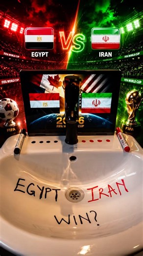 EGYPT 🇪🇬 VS IRAN 🇮🇷 PING PONG PREDICTION… THE BALL CHOSE THE WINNER! 🏓😱 #shorts #worldcup