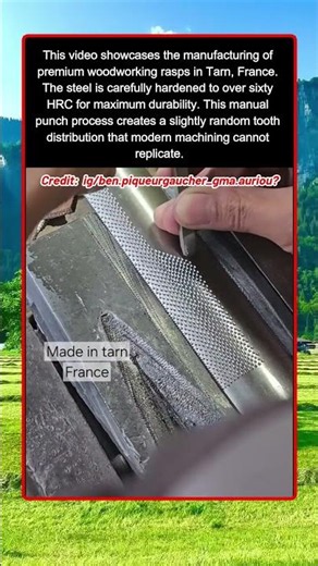 The Traditional Art Of Hand Crafting Premium Woodworking Rasps