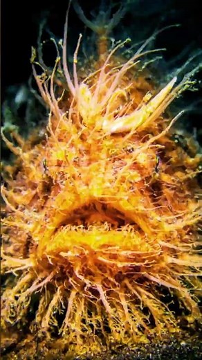 The Fish That Changes Color Like a Chameleon (Hairy Frogfish)