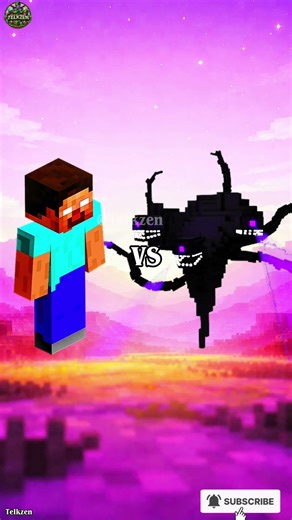 Herobrine VS All Mobs 😈 Is He the Strongest? | Minecraft Shorts