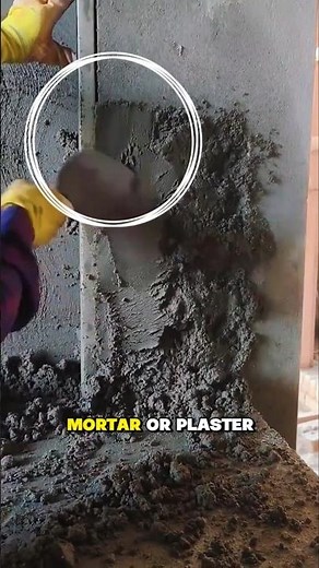 Satisfying Wall Plastering Technique Using a Masonry Trowel | Smooth Concrete Finish Tutorial