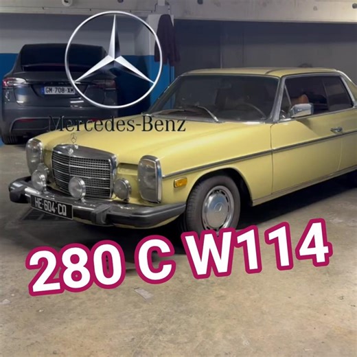 Mercedes 280 C W114 : Restoration #automobile
