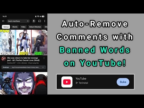 How to Ban Words on Youtube Comments