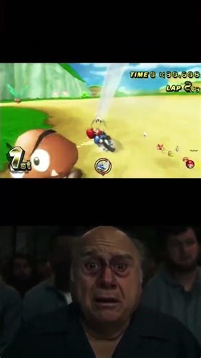blue shell compilation #gaming #mkwii #mariokart